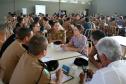 Cadetes da Academia Policial Militar do Guatupe em treinamento com a Rede de Desenvolvimento Local.