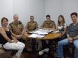Coordenação Estadual dos CONSEG’s visita o Batalhão de Fronteira para articular ações nos municípios da faixa de fronteira.