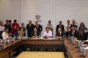 Cid Vasques participa de solenidade para assinatura de contrato para construção e ampliação de 14 unidades prisionais