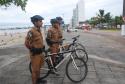Policiamento garante tranquilidade nas praias durante o Carnaval 