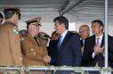 O governador Beto Richa dá posse ao novo comandante-geral da Polícia Miliar, coronel César Vinicius Kogut. Participaram, o vice-governador, Flávio Arns, a secretária da Família e Desenvolvimento Social, Fernanda Richa e o secretário da Segurança Pública, Cid Vasques. Curitiba, 15/10/2013. Foto: Orlando Kissner/ANPr