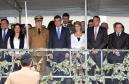 O governador Beto Richa dá posse ao novo comandante-geral da Polícia Miliar, coronel César Vinicius Kogut. Participaram, o vice-governador, Flávio Arns, a secretária da Família e Desenvolvimento Social, Fernanda Richa e o secretário da Segurança Pública, Cid Vasques. Curitiba, 15/10/2013. Foto: Orlando Kissner/ANPr