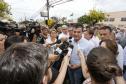 LONDRINA. Governador Beto Richa recebe em Londrina, 400 novos policiais que atuarão no próprio município e em Jacarezinho, Apucarana, Rolândia, Cornélio Procópio, Ivaiporã e Arapongas. Na solenidade foram apresentados, também, os 26 novos bombeiros para Londrina e Maringá.Londrina, 20/11/2013.Foto: Arnaldo Alves/ANPr