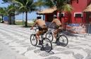 Matinhos, 8 de Janeiro de 2014,Policiamento de Bicicleta,Fotos: Cabo Valdemir da Luz.