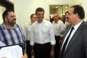 Governador Beto Richa, acompanhado pelo, Secretário de Comunicação Social, Marcelo Catani, Secretário de Segurança, Leon Grupenmacher, Deputado Artagão Junior, Prefeito Edison Kersten e demais autoridades, inaugura a nova sede do IML.Paranaguá, 29/04/2014Foto: Ricardo Almeida / ANPr