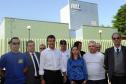 Governador Beto Richa, acompanhado pelo, Secretário de Comunicação Social, Marcelo Catani, Secretário de Segurança, Leon Grupenmacher, Deputado Artagão Junior, Prefeito Edison Kersten e demais autoridades, inaugura a nova sede do IML.Paranaguá, 29/04/2014Foto: Ricardo Almeida / ANPr