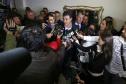O governador Beto Richa  apresentou os novos policiais e bombeiros militares que atuarão em Maringá e região.Maringá, 29-05-14.Foto: Arnaldo Alves / ANPr.