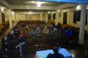 Panorâmica do teatro do Asilo São Vicente, palco das tradicionais reuniões do CONSEG Juvevê
