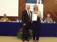 Coordenador Caio Rizzardi entrega Carta Constitutiva para presidente eleita, Paulina Hilebrant.