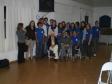 Na foto os membros do CONSEG Jovem com a madrinha, Vera Maria Biscaia Vianna Baptista 