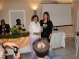 A Presidenta do CONSEG Jardim Botânico, FÁTIMA MAIA, recebeu das mãos da Coordenadora Estadual dos CONSEG, MICHELLE LOURENÇO CABRAL, a Carta Constitutiva da entidade que ela preside.