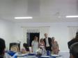 Coordenadora Estadual para Assuntos dos CONSEGs recebe homenagem do Conselho Comunitário de Segurança Primeiro de Maio, no término do evento realizado no município.