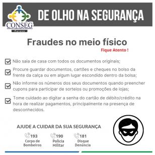 Fraudes no meio físico