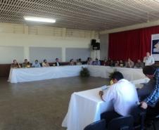 PARTICIPAÇÃO DA COORDENAÇAO ESTADUAL DOS CONSEGs NA REUNIAO DA AMUVI, NO MUNICÍPIO DE NOVO ITACOLOMI.