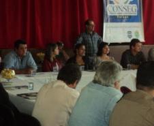 PARTICIPAÇÃO DA COORDENAÇAO ESTADUAL DOS CONSEGs NA REUNIAO DA AMUVI, NO MUNICÍPIO DE NOVO ITACOLOMI.