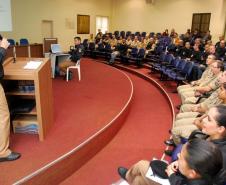 Coronel César ministra aula inaugural para Curso de Formação de Soldados em Piraquara