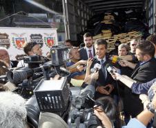 Polícia incinera 14 toneladas de drogas apreendidas no Estado