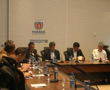 Reunião da cúpula da Segurança Pública com o governador Beto Richa