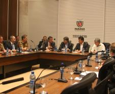 Reunião da cúpula da Segurança Pública com o governador Beto Richa