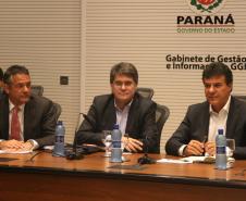 Reunião da cúpula da Segurança Pública com o governador Beto Richa