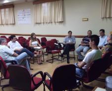 Coordenação participa de reunião com membros do CONSEG Foz do Iguaçu.