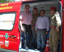 Três novas ambulâncias do Siate são entregues para atendimento no litoral