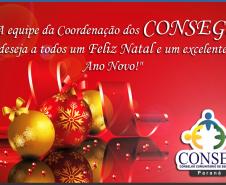 A Coordenação Estadual dos CONSEGs deseja a todos um feliz Natal
