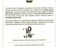 Convite Reunião Ordinária - CONSEG Juvevê