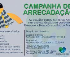 Vítimas das enchentes no Paraná