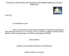 CONSEG Rebouças - Reunião mensal