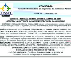 Reunião Mensal CONSEG JA