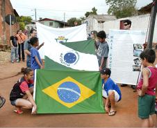 Cascavel recebe a Feira de Serviços UPS Mutirão da Cidadania, coordenada pelas Secretarias da Justiça, Cidadania e Direitos Humanos (SEJU) e de Relações com a Comunidade, em parceria com a Prefeitura de Cascavel, demais instituições estaduais e da sociedade civil.Cascavel, 31/08/2013.Foto: Levy Ferreira/SERC