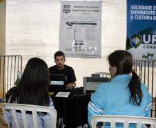 Cascavel recebe a Feira de Serviços UPS Mutirão da Cidadania, coordenada pelas Secretarias da Justiça, Cidadania e Direitos Humanos (SEJU) e de Relações com a Comunidade, em parceria com a Prefeitura de Cascavel, demais instituições estaduais e da sociedade civil.Cascavel, 31/08/2013.Foto: Levy Ferreira/SERC