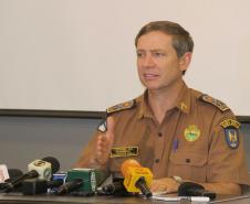 Coletiva do coronel Roberson Bondaruk
