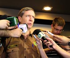 Coletiva do coronel Roberson Bondaruk