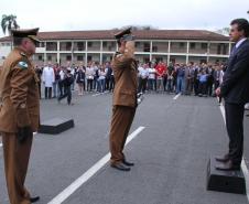 Coronel Kogut assume comando da Polícia Militar do Paraná em cerimônia, na capital