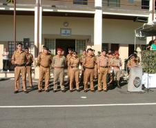 Bondaruk acompanha assinatura do termo de posse dos primeiros convocados do concurso para soldado PM