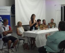 Cerimônia de posse do CONSEG Pontal do Paraná