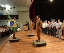Governador Beto Richa participa da instalação do 25 Batalhão da Polícia Militar. Umuarama, 04/04/2014. Foto:Antonio Costa/ANPr