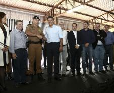 Governador Beto Richa inaugura a 2ª Companhia do Batalhão de Polícia de Fronteira (BPFron), em Guaíra, no Oeste do Paraná. Guaírar, 24.06.2014 - Foto Jonas Oliveira/ANPr