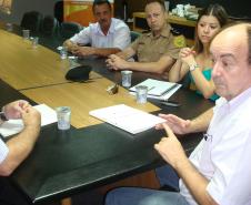 Em visita à Maringá, no dia 2 de fevereiro, a coordenadora dos Conselhos de Segurança do Paraná, Michelle Cabral, propôs ao Conseg Maringá que a cidade sediasse o encontro estadual anual dos conselhos de segurança.