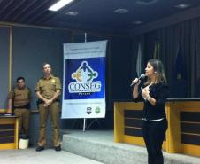Coordenadora Estadual dos CONSEGs Sr. Michelle Lourenço Cabral.