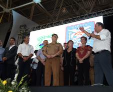 O Governador Beto Richa, participou da solenidade de formatura novos policiais militares e bombeiros, em Ponta Grossa,  campos gerais. 