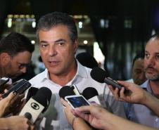 O Governador Beto Richa, participou da solenidade de formatura novos policiais militares e bombeiros, em Ponta Grossa,  campos gerais.