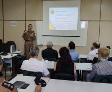 CONSEGS DE CURITIBA VISITAM O COMPOM DA POLICIA MILITAR DO PARANA