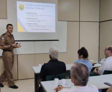 CONSEGS DE CURITIBA VISITAM O COMPOM DA POLICIA MILITAR DO PARANA