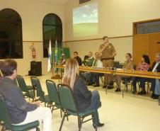 REUNIÃO NO JARDIM DAS AMÉRICAS, COM O COMANDANTE GERAL DA POLÍCIA MILITAR DO PARANÁ – CEL. ROBERSON BONDARUK. 