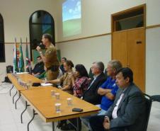 REUNIÃO NO JARDIM DAS AMÉRICAS, COM O COMANDANTE GERAL DA POLÍCIA MILITAR DO PARANÁ – CEL. ROBERSON BONDARUK. 