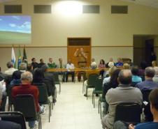 REUNIÃO NO JARDIM DAS AMÉRICAS, COM O COMANDANTE GERAL DA POLÍCIA MILITAR DO PARANÁ – CEL. ROBERSON BONDARUK. 