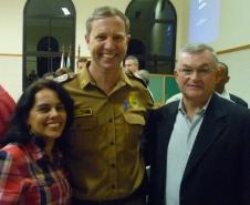 REUNIÃO NO JARDIM DAS AMÉRICAS, COM O COMANDANTE GERAL DA POLÍCIA MILITAR DO PARANÁ – CEL. ROBERSON BONDARUK. 